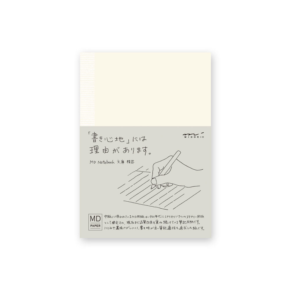 Cuaderno Midori A6 linea horizontal