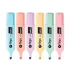 Estuche 6 Resaltadores Filgo Pastel