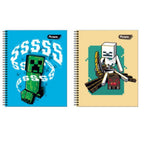Cuaderno Universitario Cuadriculado 7mm Torre- Minecraft