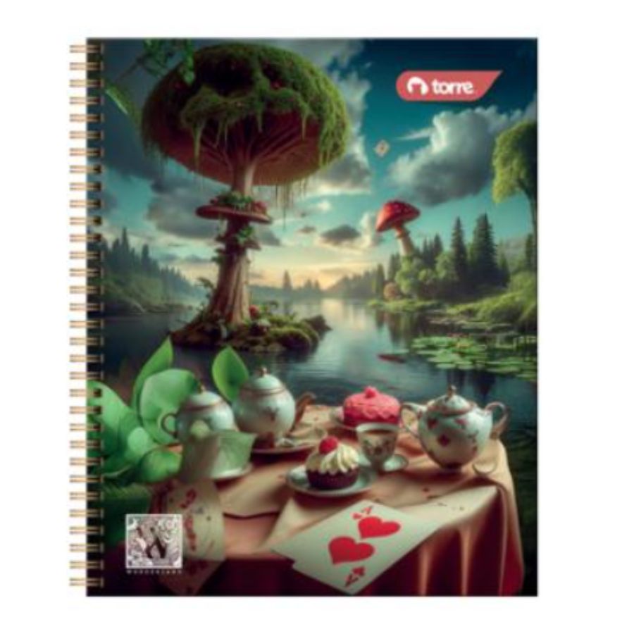 Cuaderno universitario Torre Wonderland