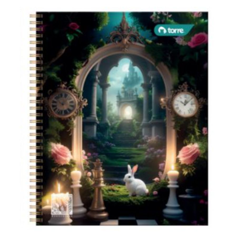 Cuaderno universitario Torre Wonderland