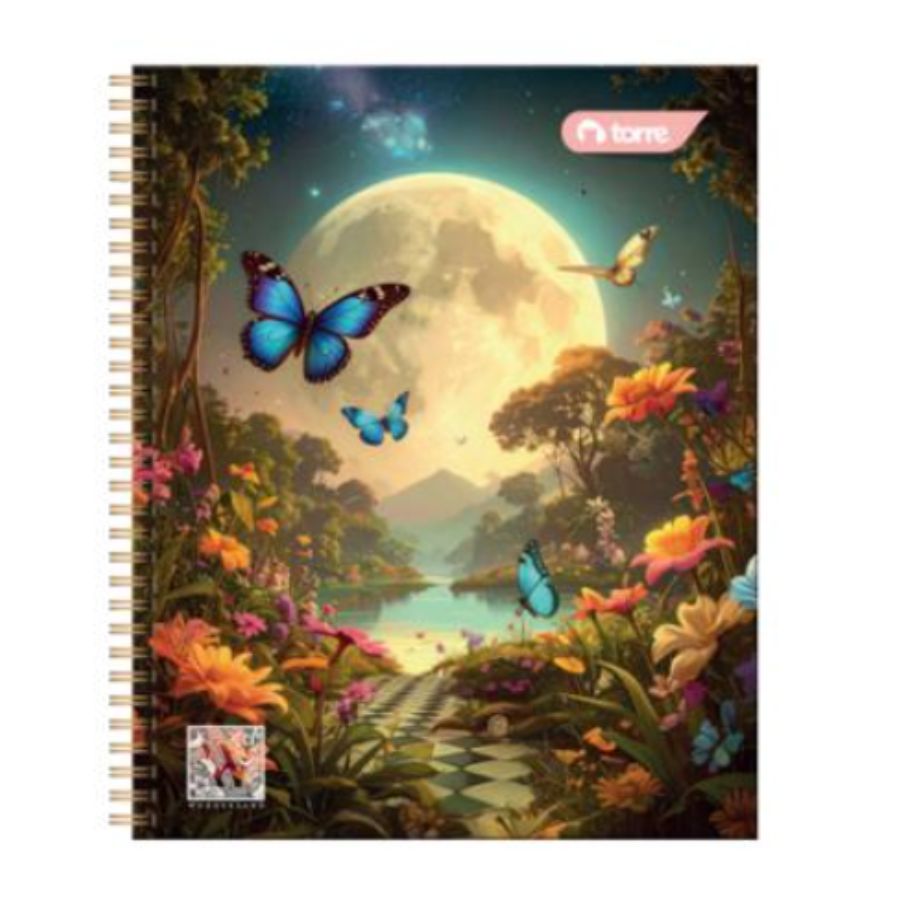 Cuaderno universitario Torre Wonderland