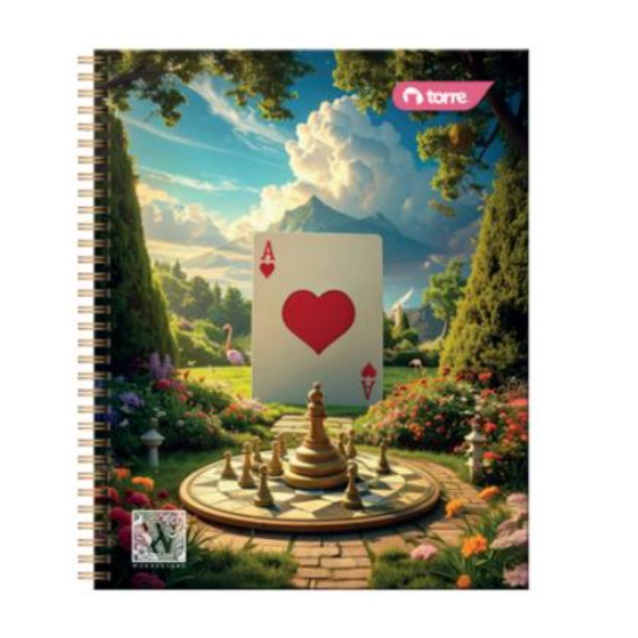Cuaderno universitario Torre Wonderland