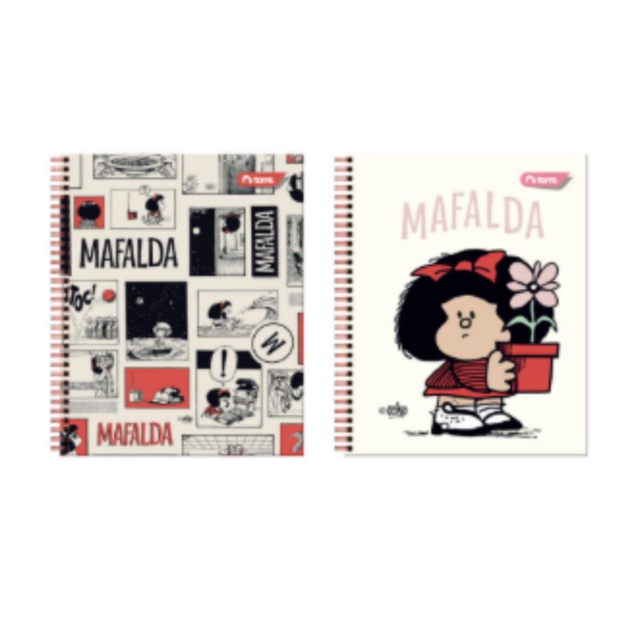 Cuaderno Universitario cuadriculado 7mm Torre- Mafalda