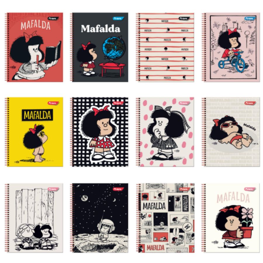 Cuaderno Universitario cuadriculado 7mm Torre- Mafalda
