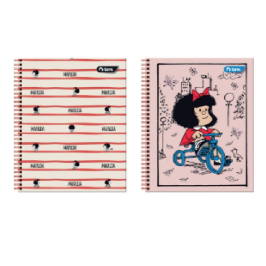 Cuaderno Universitario cuadriculado 7mm Torre- Mafalda