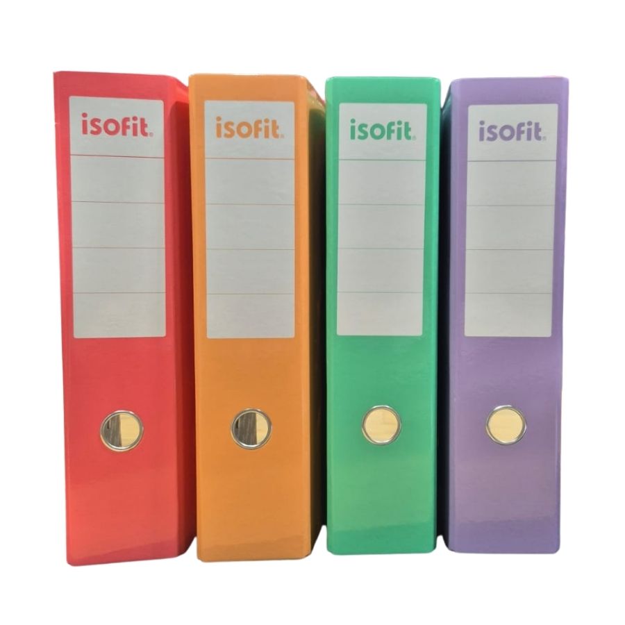 Archivador Oficio Ancho Pastel Isofit Palanca