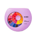 Acuarela Himi semi húmeda 30 colores (estuche morado)