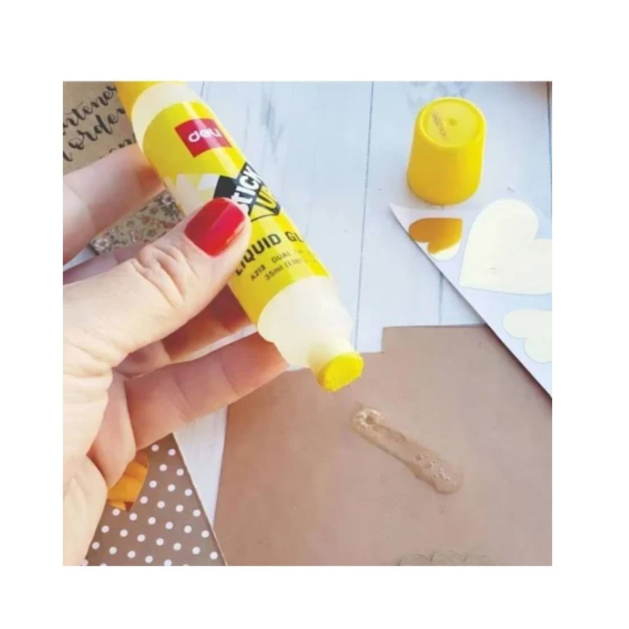 Pegamento Liquido Doble Punta 35ml Deli
