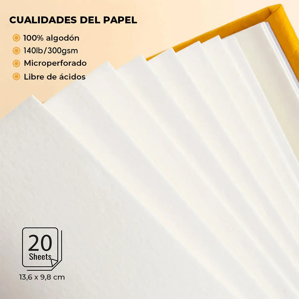 Arrtx Cuaderno De Bocetos Acuarela A6