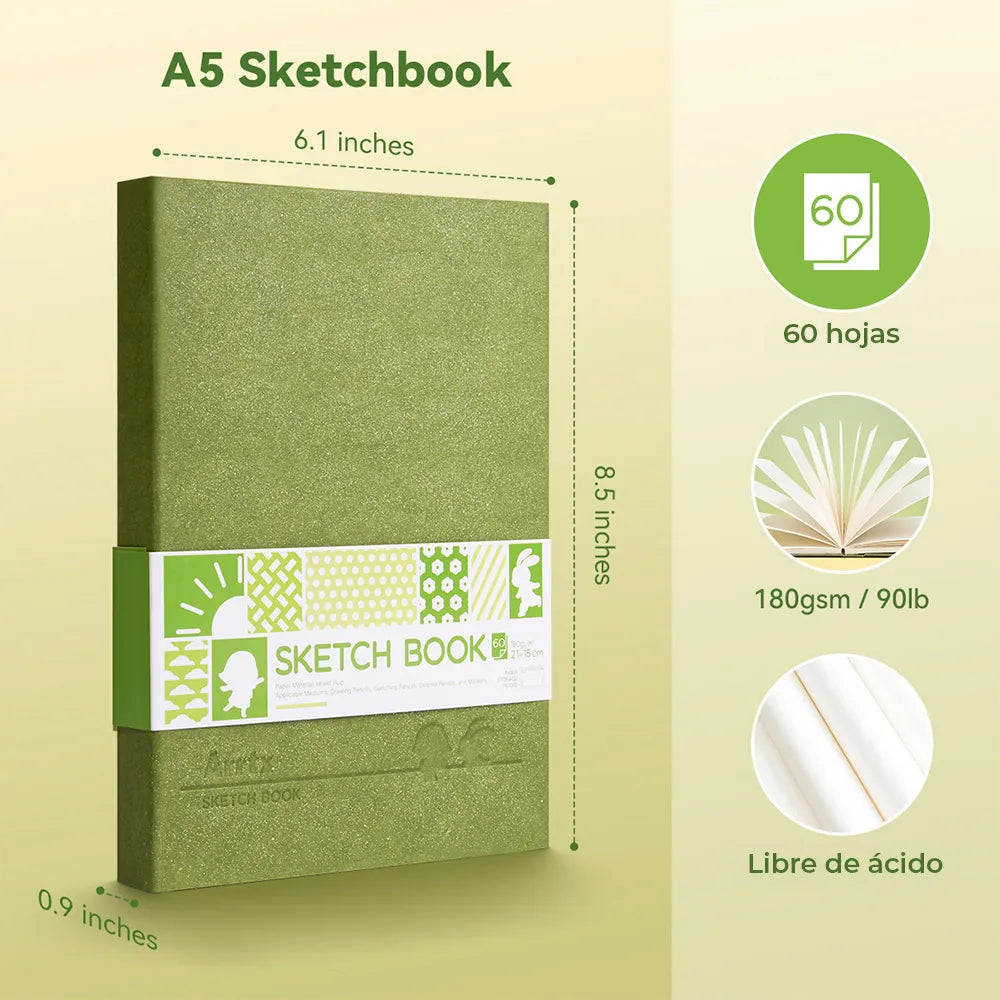 Arrtx Cuaderno De Bocetos Acuarela A5