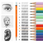 Arrtx Juego De 14 Lapices De Dibujo Pro