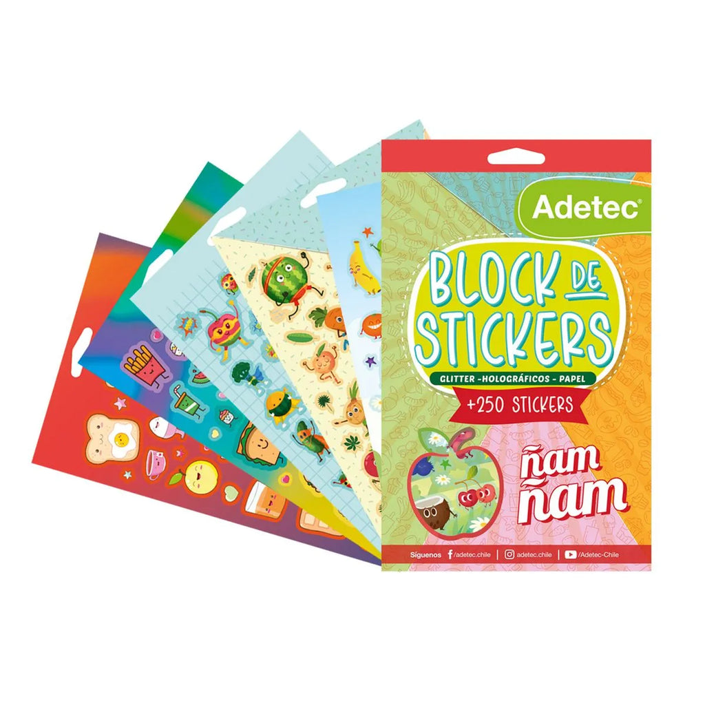 Block De Stickers Ñan Ñam