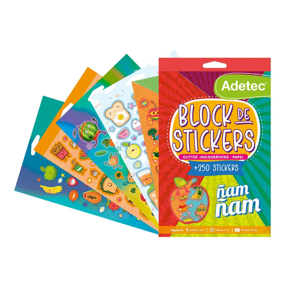 Block De Stickers Ñan Ñam