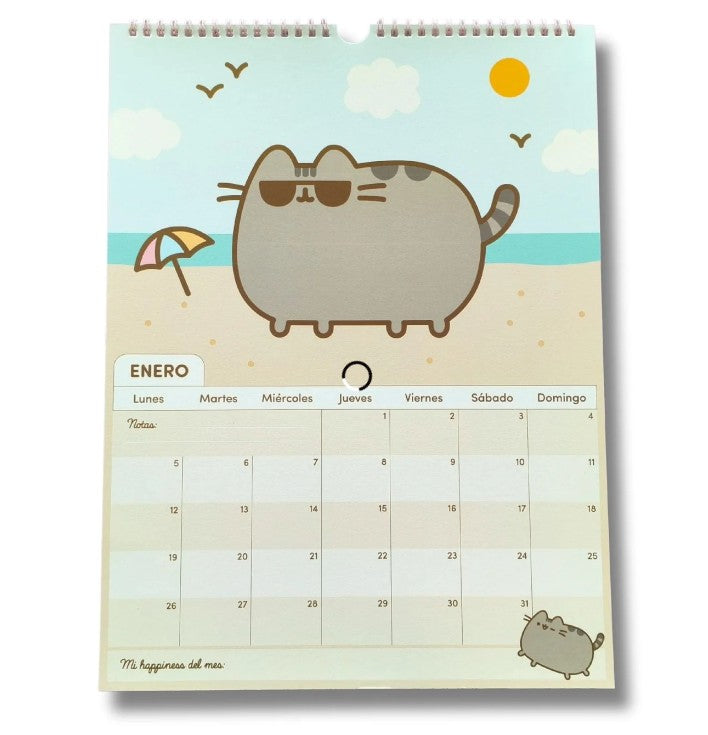 Calendario de pared Pusheen 30x40 cms