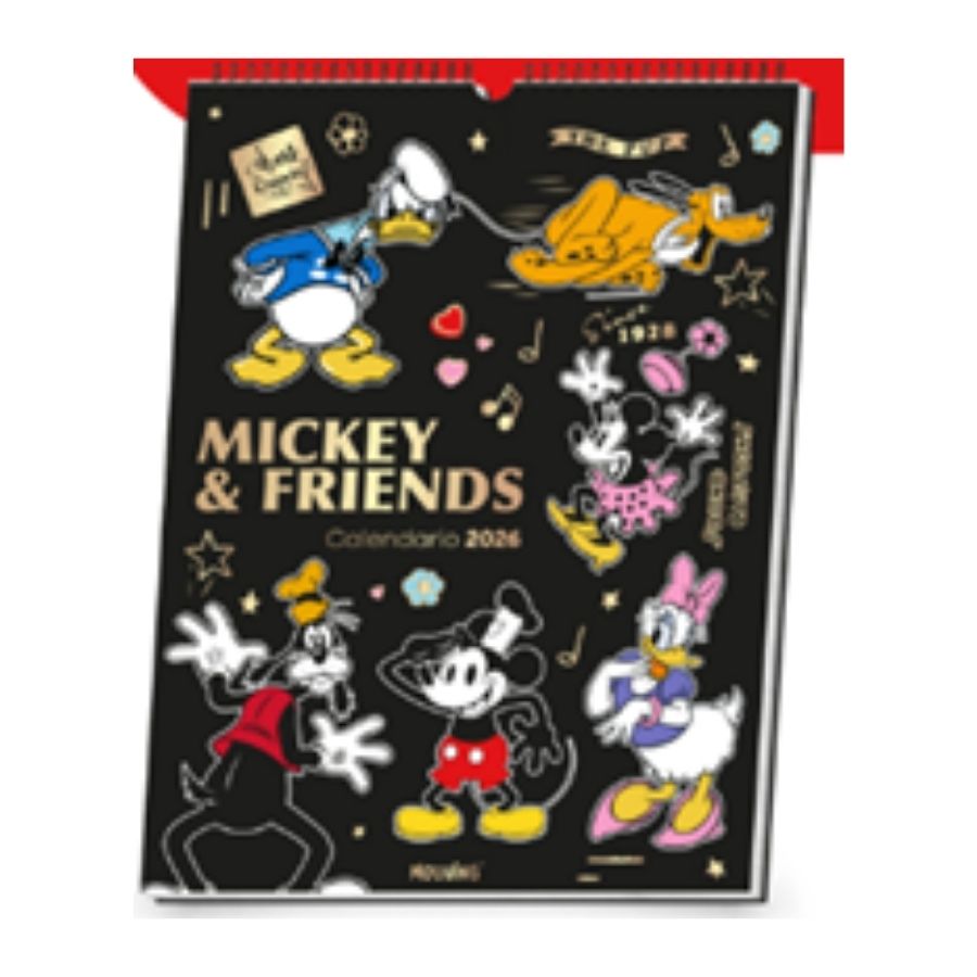 Calendario de pared 2026 Mickey Mouse & friends