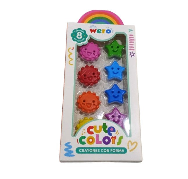 Crayones con forma Wero