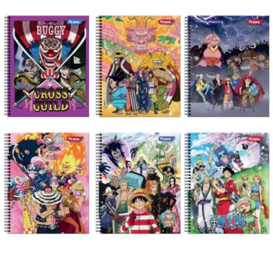 Cuaderno universitario cuadriculado 7mm Torre- One Pice