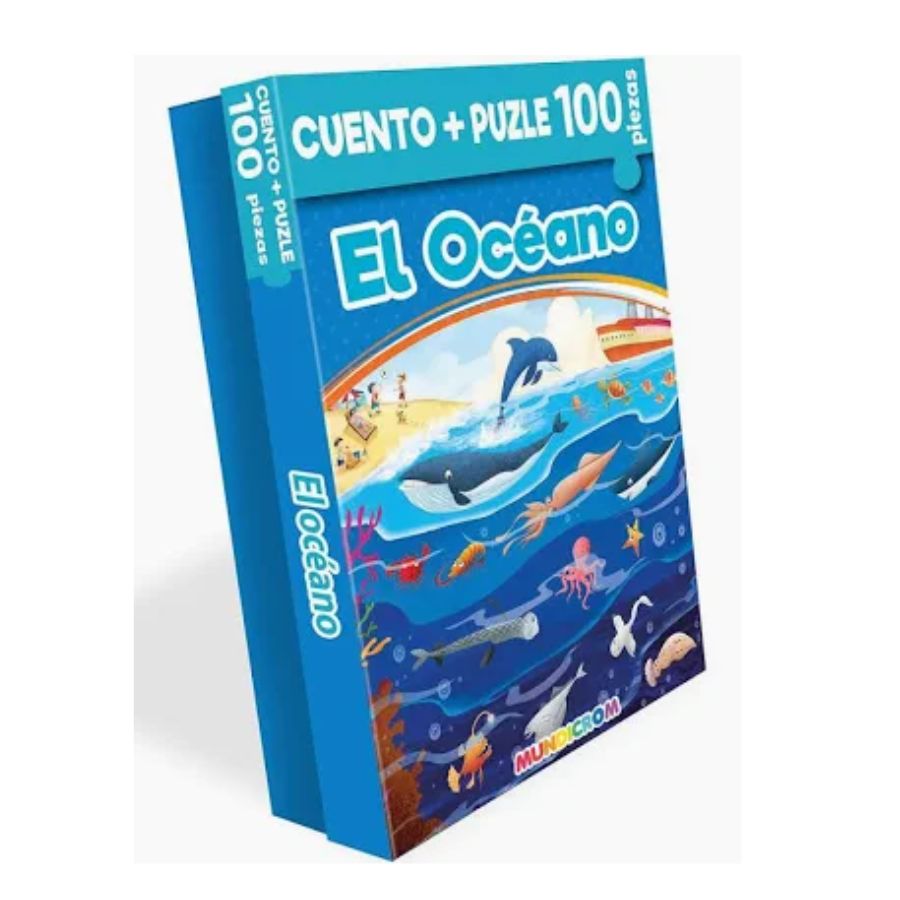 Cuento más puzzle Mundicrom- El océano