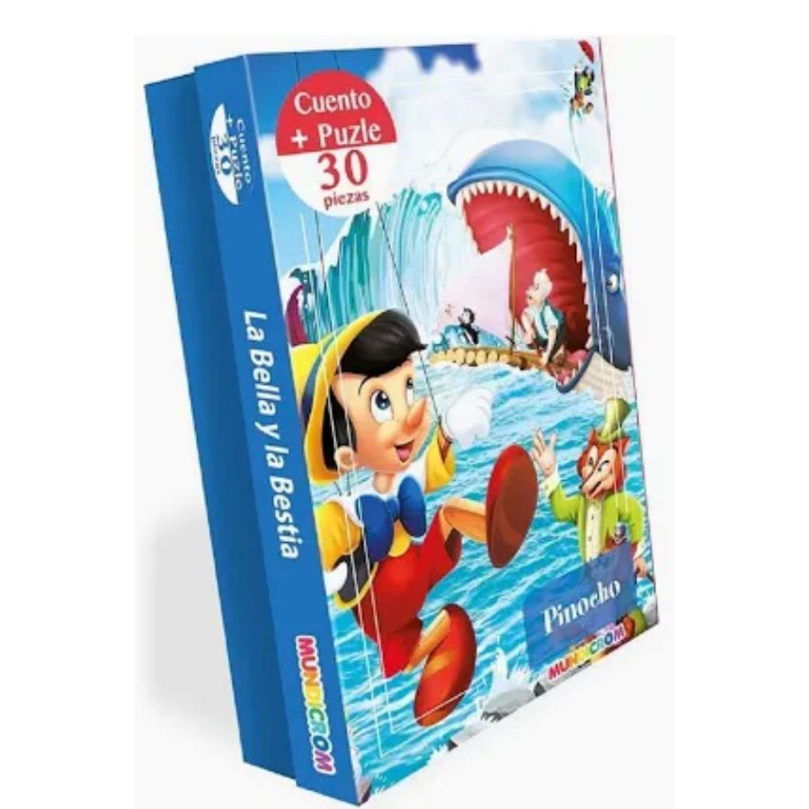Cuento más puzzle Mundicrom- Pinocho
