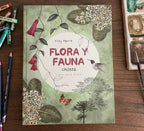 Libro para colorear Fauna y flora