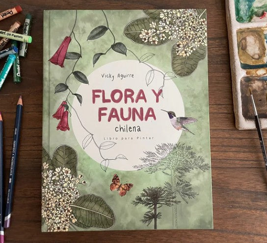 Libro para colorear Fauna y flora