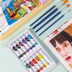 Pintura Gouache Deli 12Col 12 Ml