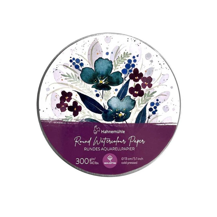 Papel Acuarela Redondo Hahnemuhle Caja 30 Hojas