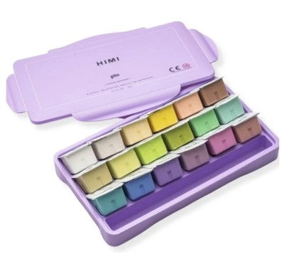 Gouache Himi 18 Colores Pastel