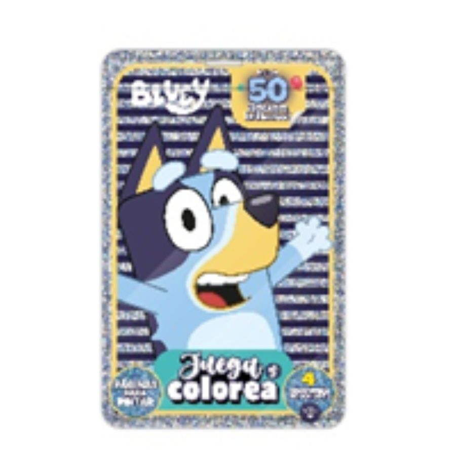 Juega y colorea Bluey