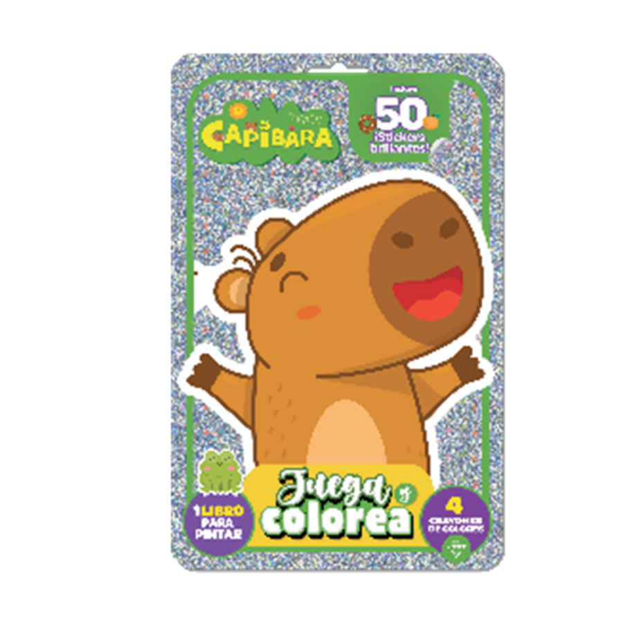 Juega y colorea Capibara