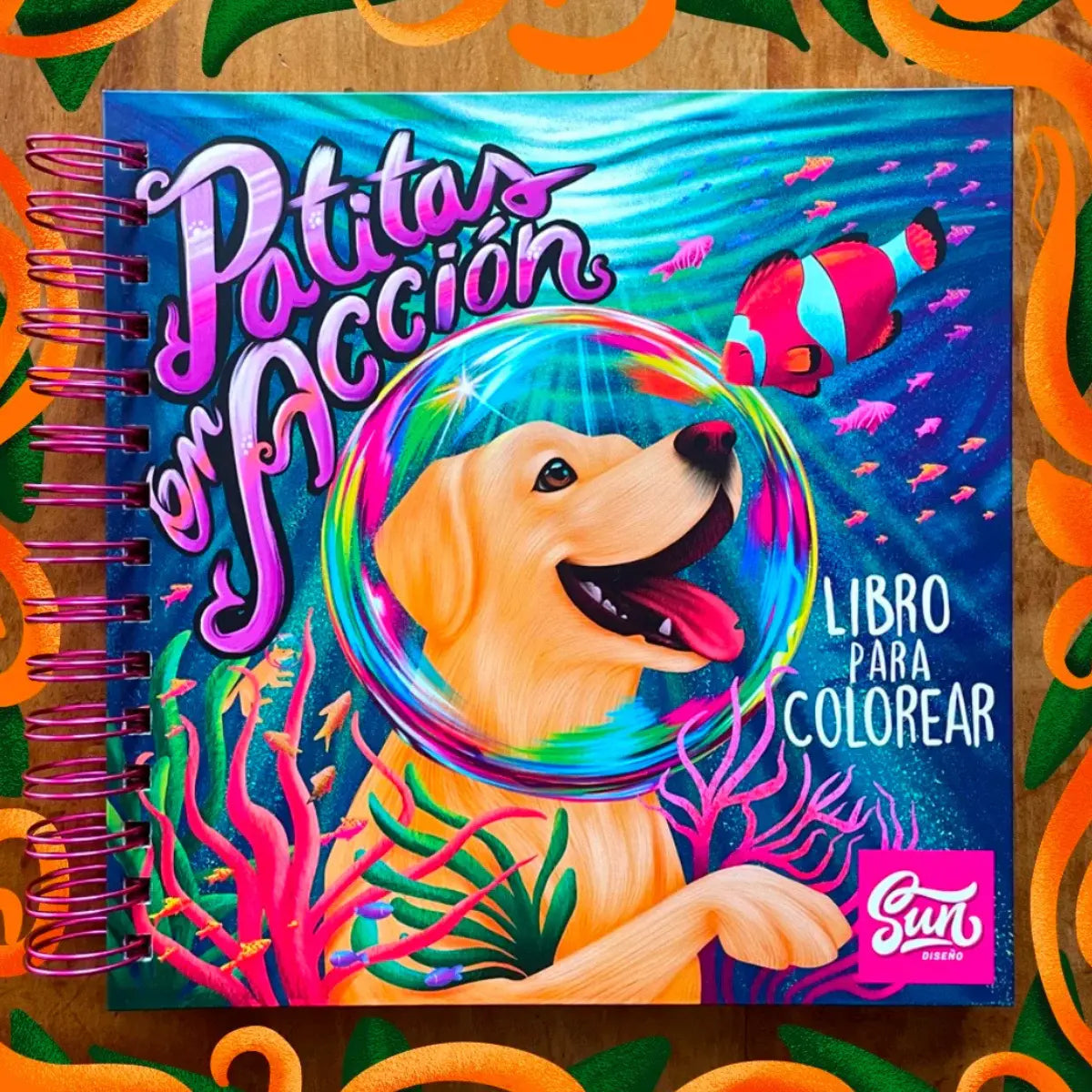 Libro Colorear Patitas En Accion