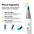 Ohuhu 24 marcadores de alcohol punta pincel supreme&biselada