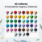Set 48 Marcadores Acrílicos Ohuhu Nahuku Punta Pincel