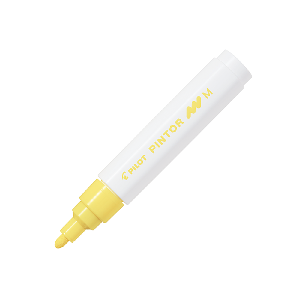 Plumon pilot pintor medio amarillo