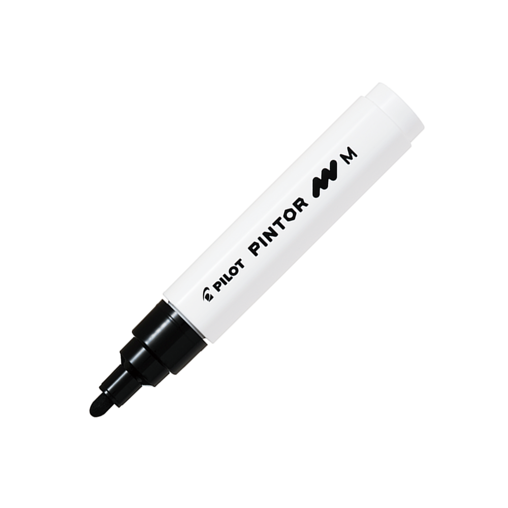 plumon pilot pintor medio negro