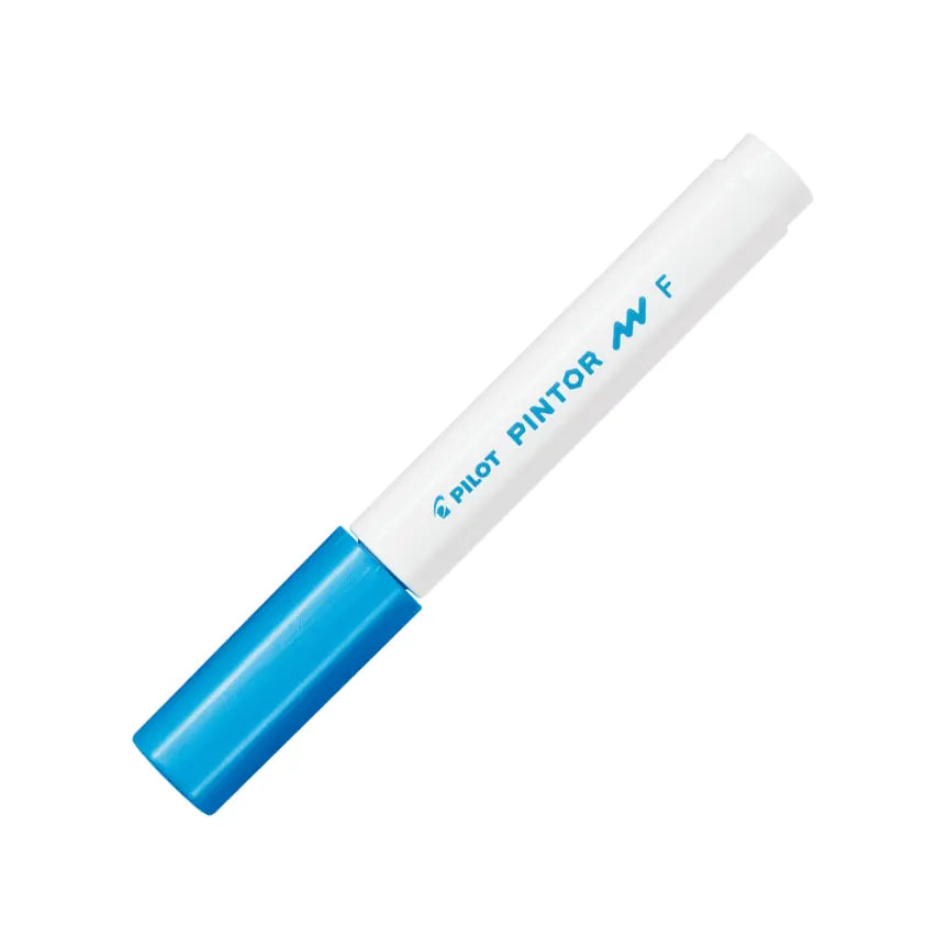 Marcador Pintor Fino Azul Metalico