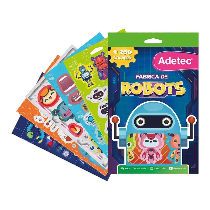 Album De Stickers Fabrica De Robots