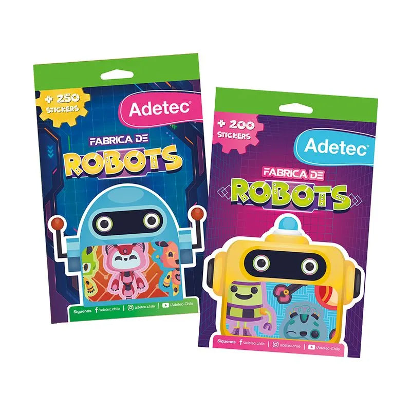 Album De Stickers Fabrica De Robots