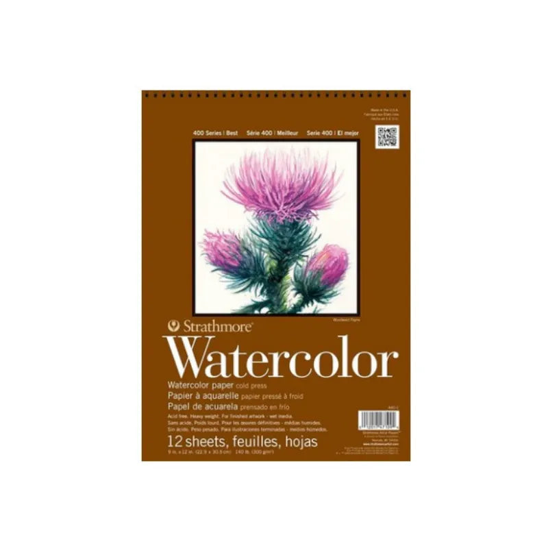Strathmore 400 Watercolor Pad - 9X12