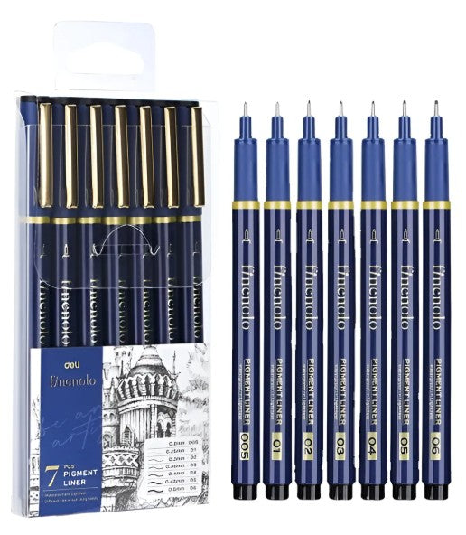 Set Tiralineas Finenolo 7Pcs