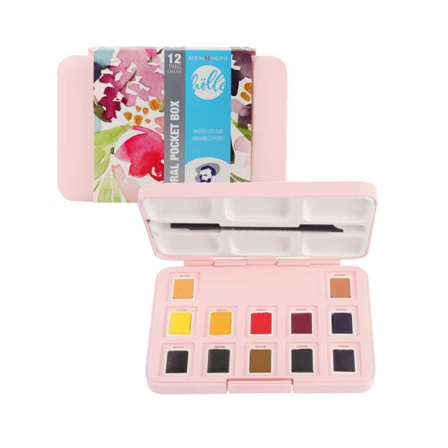 Acuarelas Van Gogh set 12 pastillas Frau Holle floral