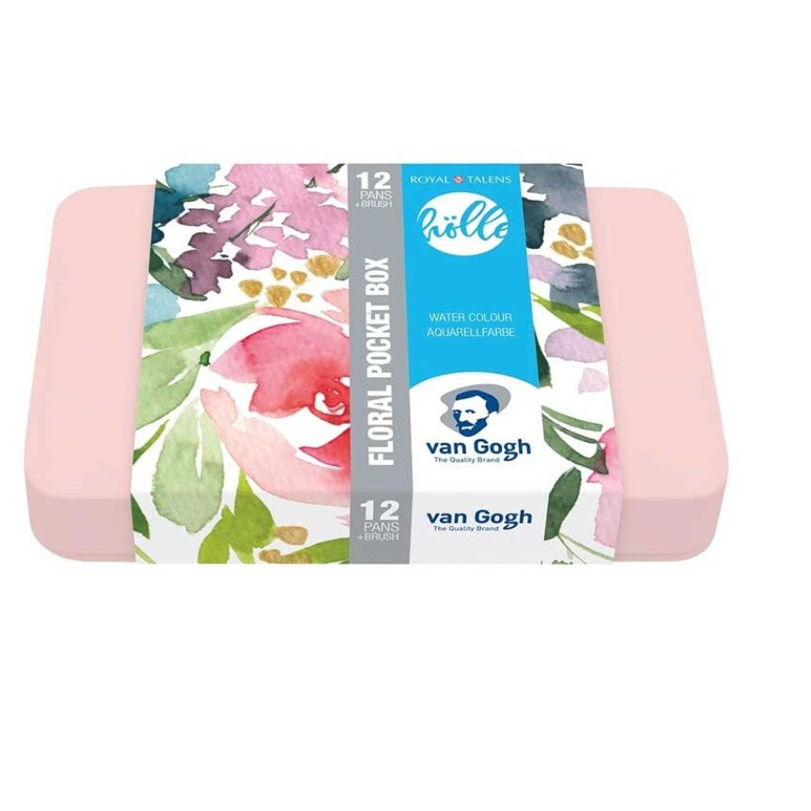 Acuarelas Van Gogh set 12 pastillas Frau Holle floral